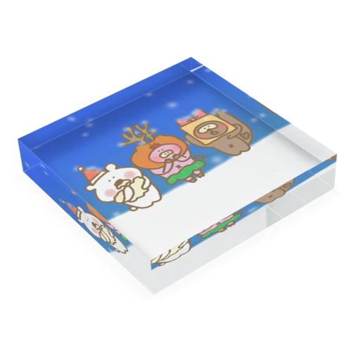 クリスマス前の作戦会議 Acrylic Block