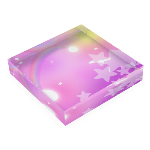 虹色ドリーム Acrylic Block