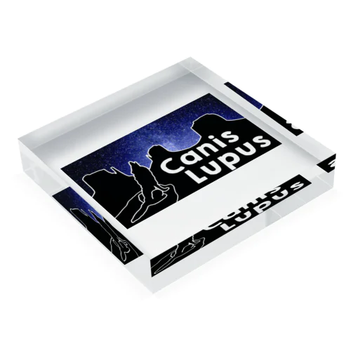 Canis Lupus Star Acrylic Block