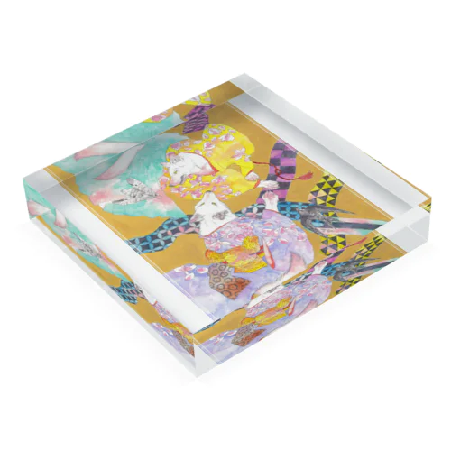 春を寿ぐ Acrylic Block