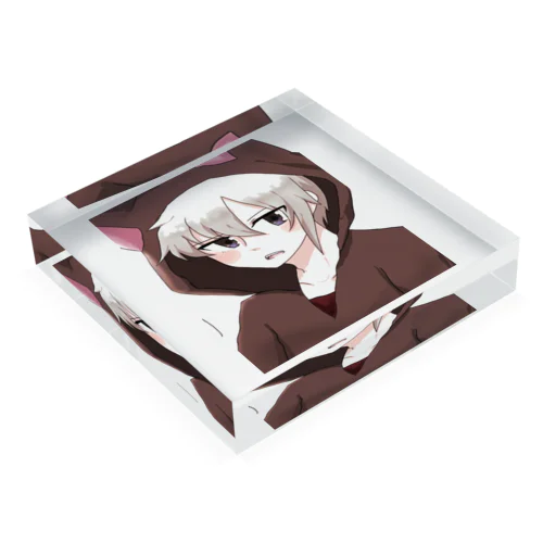 銀髪男子 Acrylic Block