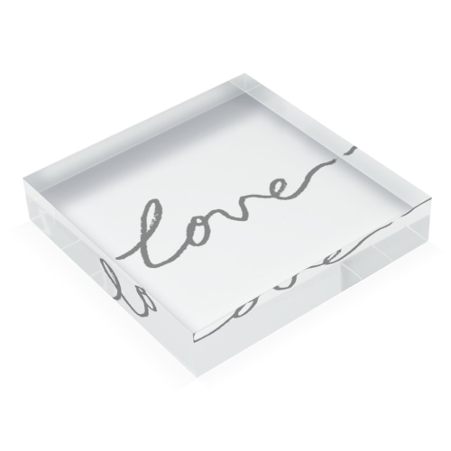 愛ある世界へ Acrylic Block