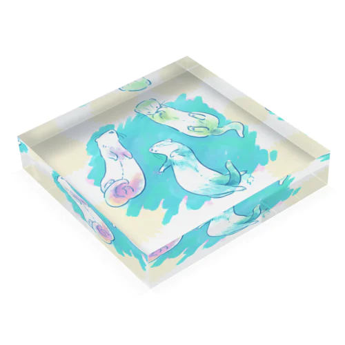 ひんやりすやすやフェレット Acrylic Block