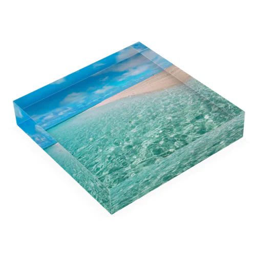 南国の海 Acrylic Block