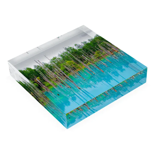 北海道　美瑛　青い池 Acrylic Block