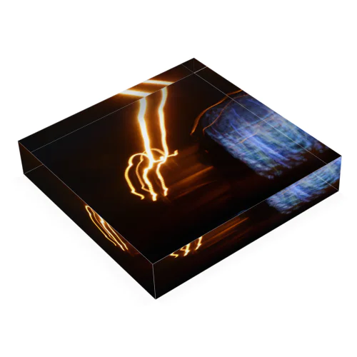 Urban electricity Midnight TOKYO Acrylic Block