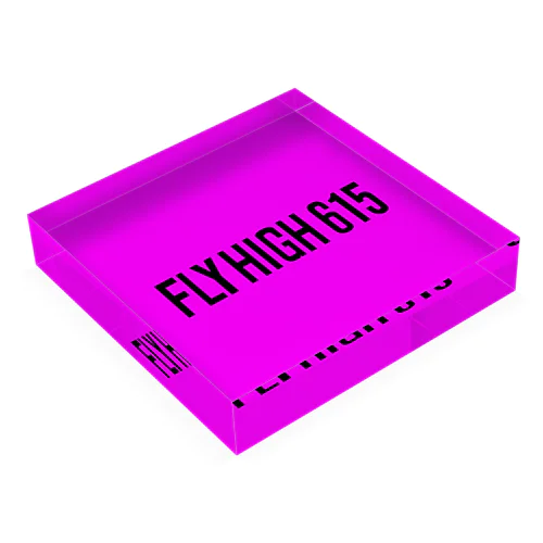 FLYHIGH615 初期ロゴアクリルブロック Acrylic Block