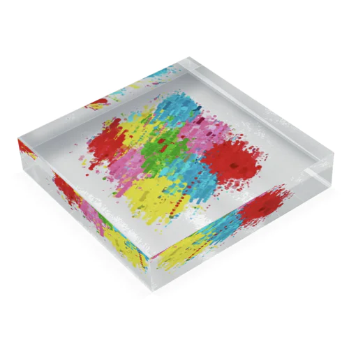 Rainbow A Acrylic Block