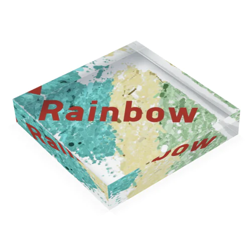 Rainbow C Acrylic Block