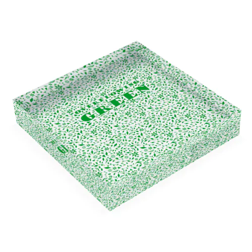 あふれる緑 Acrylic Block