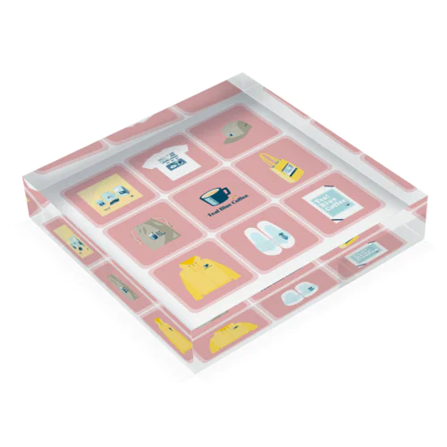 TealBlueItems _Cube PINK Ver. アクリルブロック