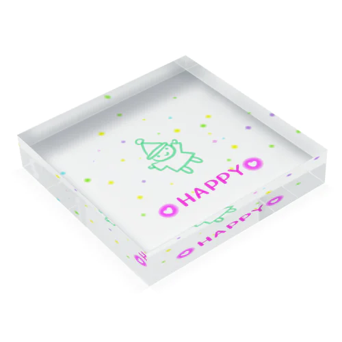 あっぴーぽやっくのHAPPYライフ♡ Acrylic Block