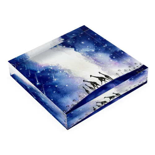 夜空絵　No.9 Acrylic Block