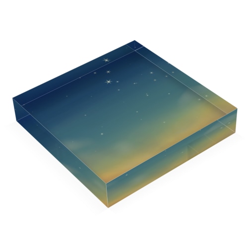 candy sky Acrylic Block