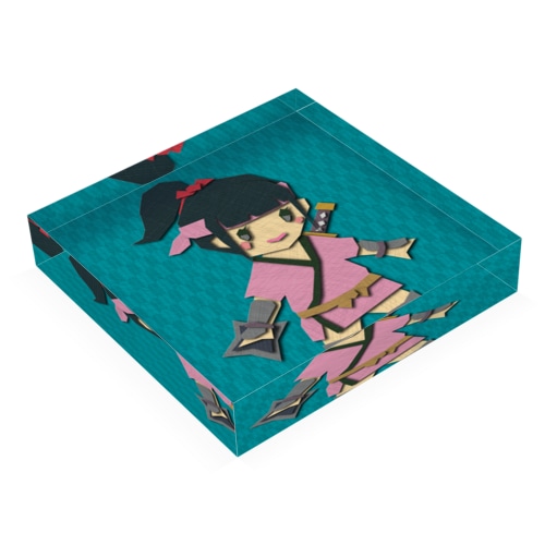 PaperCraft CryptoNinja #002 Acrylic Block