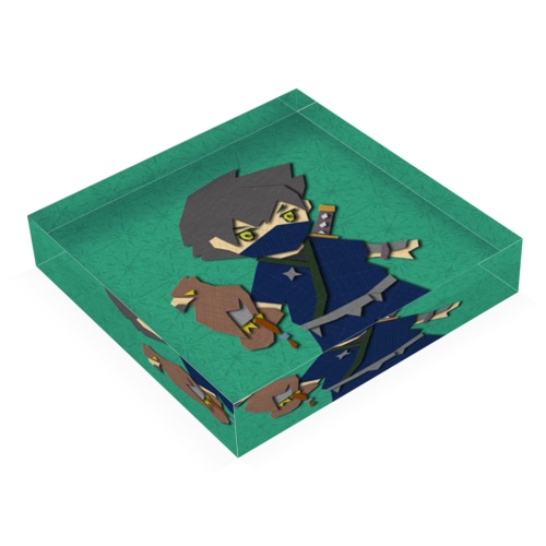 PaperCraft CryptoNinja #014 Acrylic Block