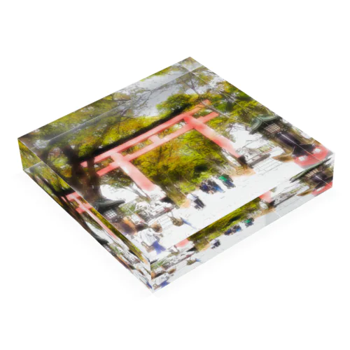 参道 Acrylic Block