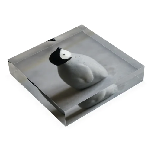 佇むペンギン Acrylic Block