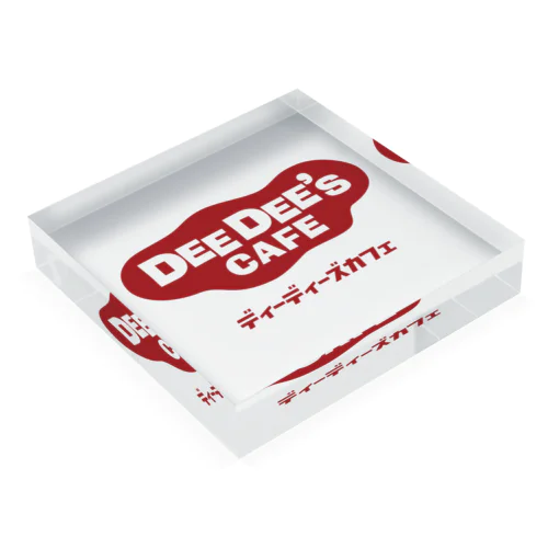 ディーディーズカフェ25周年記念グッズ Acrylic Block