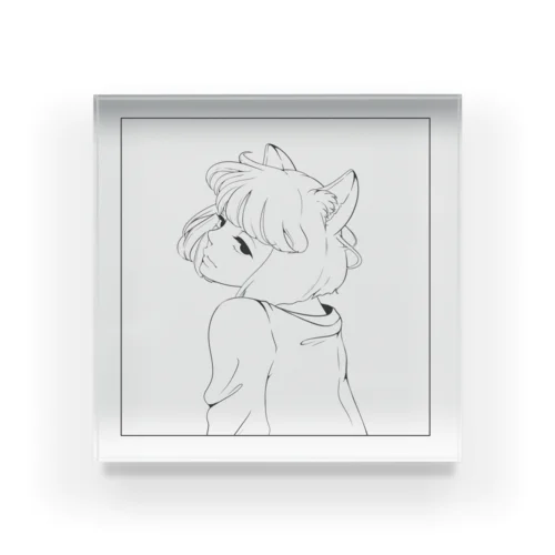 見返り美猫(ver.BOSEN) Acrylic Block