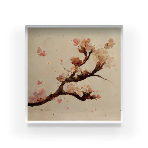 AI「桜」アクリルブロック（1） Acrylic Block