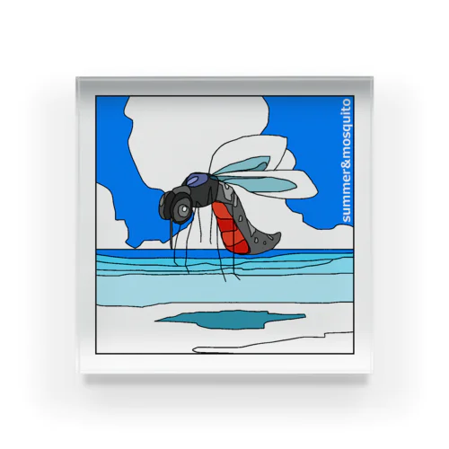 summer&mosquito Acrylic Block