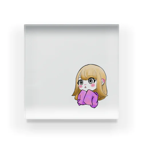 フワフワ少女 Acrylic Block