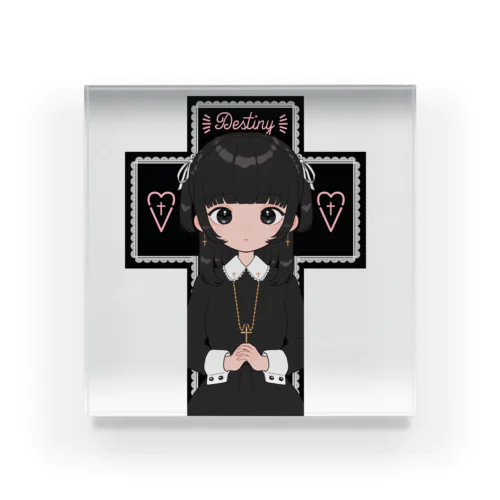 ✞十字架ちゃん✞ Acrylic Block