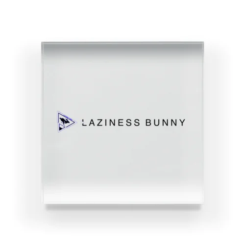 LAZINESS BUNNY アクリルブロック