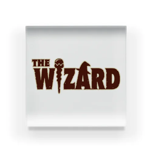 THE WIZARD (魔法使い) ロゴ アクリルブロック