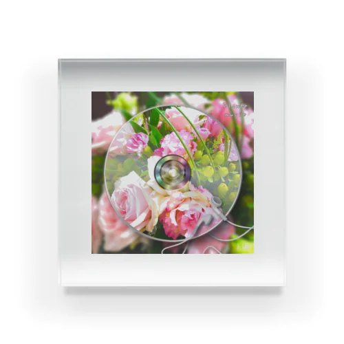 Flower music 🎶  Acrylic Block