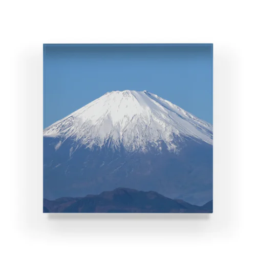 富士山 Acrylic Block