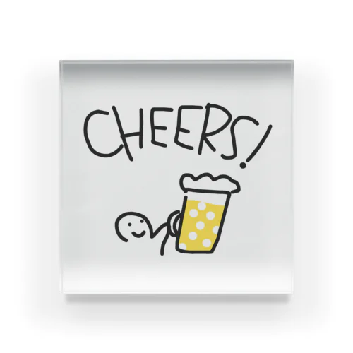 CHEERS! Acrylic Block