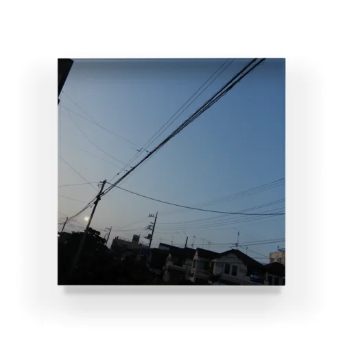 夜の青空0089 Acrylic Block