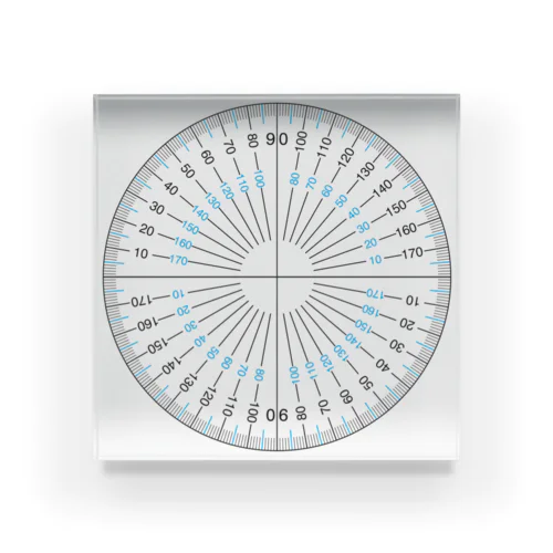 分度器アクリルブロック アクリルブロック