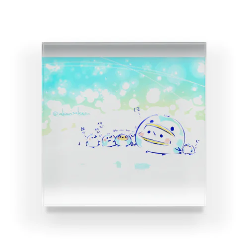 ひんやりペンギンましまろう Acrylic Block