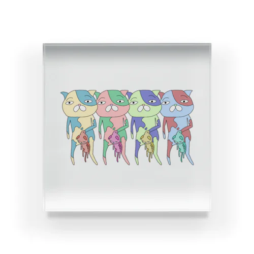 盗り猫 Acrylic Block