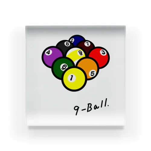 9-ball♪ アクリルブロック