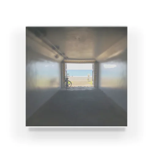癒しの風景（海への入口） Acrylic Block