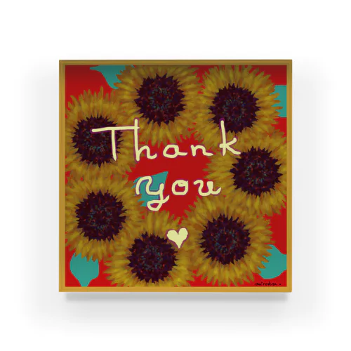 [ Thanks Sunflower ] Acrylic Block