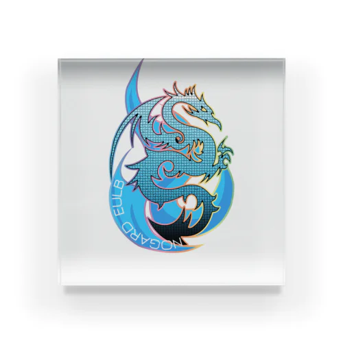 BLUE DRAGON Acrylic Block