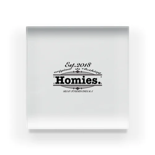 Homies.ロゴアイテム Acrylic Block