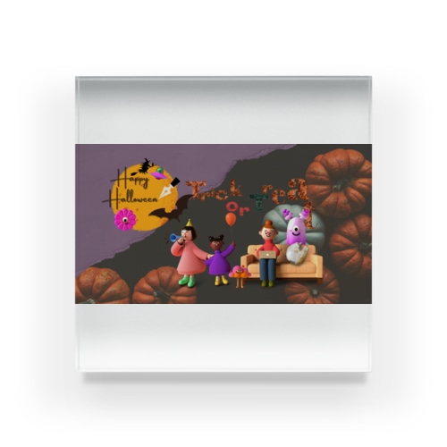 Happy Halloween #05 Acrylic Block