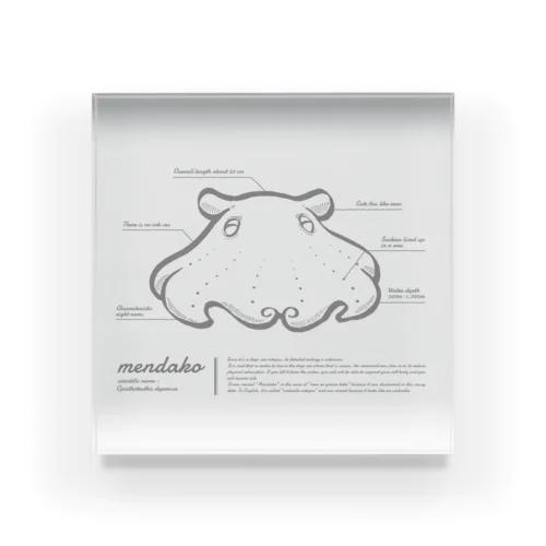 めんだこさん解体新書 Acrylic Block