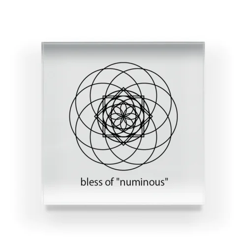 bless of "numinous" Acrylic Block