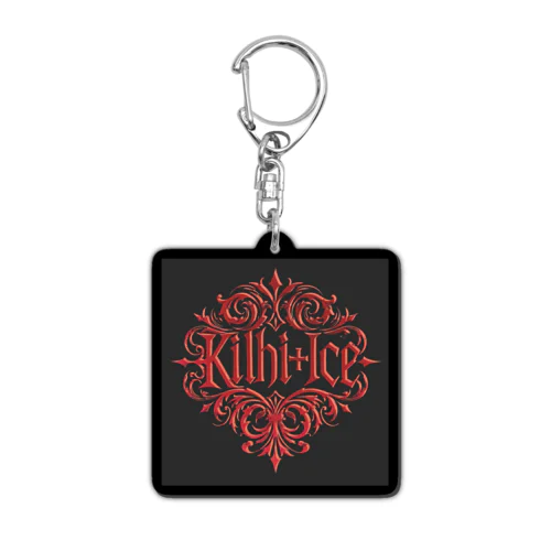 Kilhi+Ice  Dragon's Flourish Acrylic Key Chain