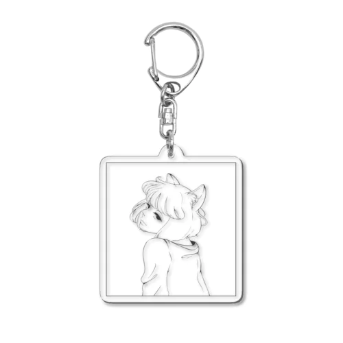 見返り美猫(ver.BOSEN) Acrylic Key Chain