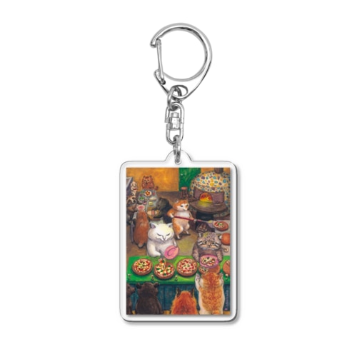 ピザ屋さん Acrylic Key Chain