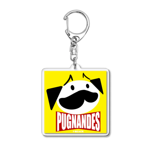 PUGNANDES2022‗Yellow Acrylic Key Chain