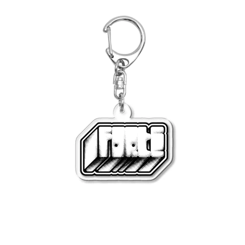 forte block Acrylic Key Chain